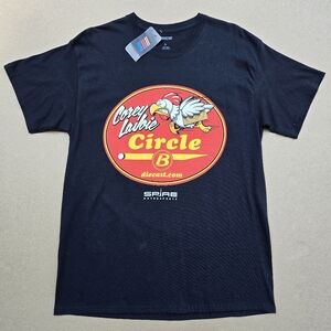 Nascar Graphic Tee Crewneck Short Sleeve Tops T-shirt Cotton Men Size L